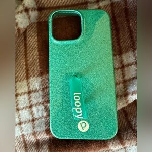 Loopy Case Green iPhone 13 Pro Max case